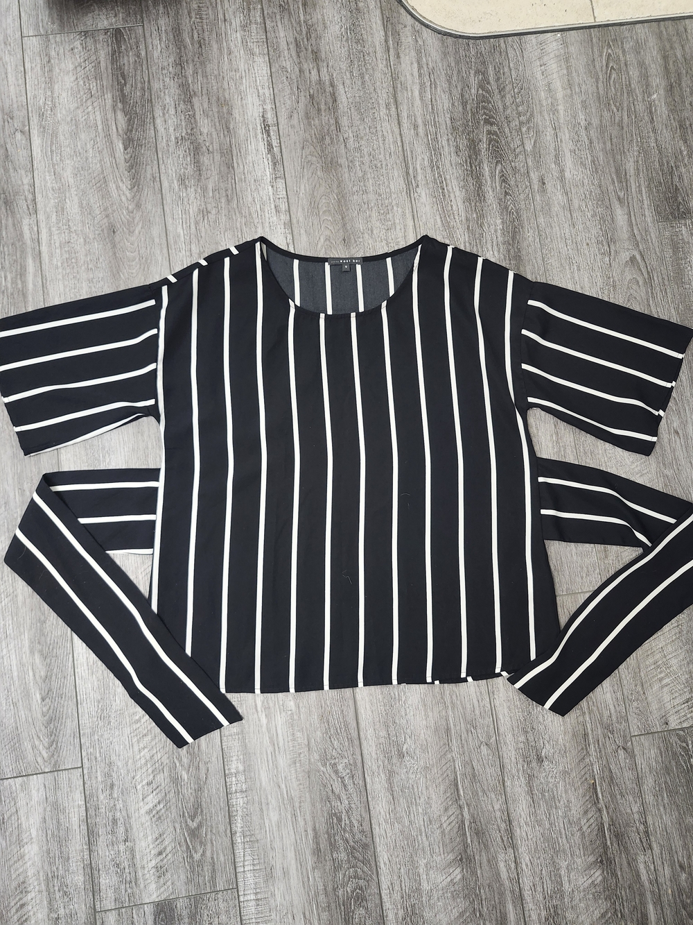 Black & White Striped Blouse
